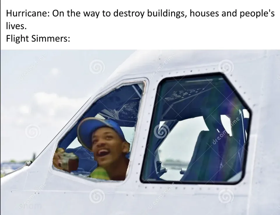 Flight sim meme