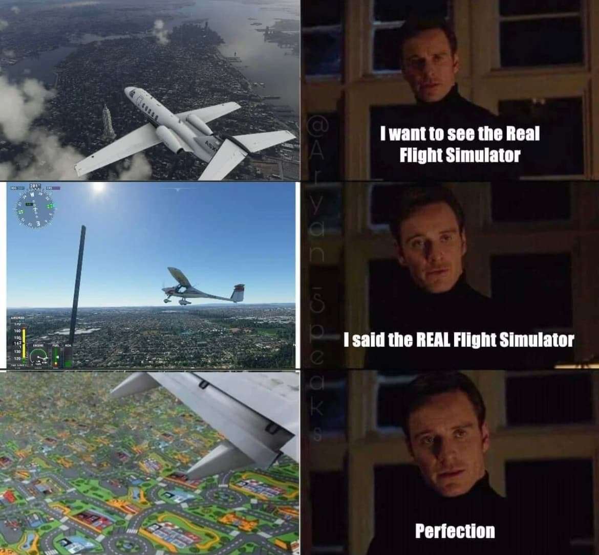 Flight sim meme